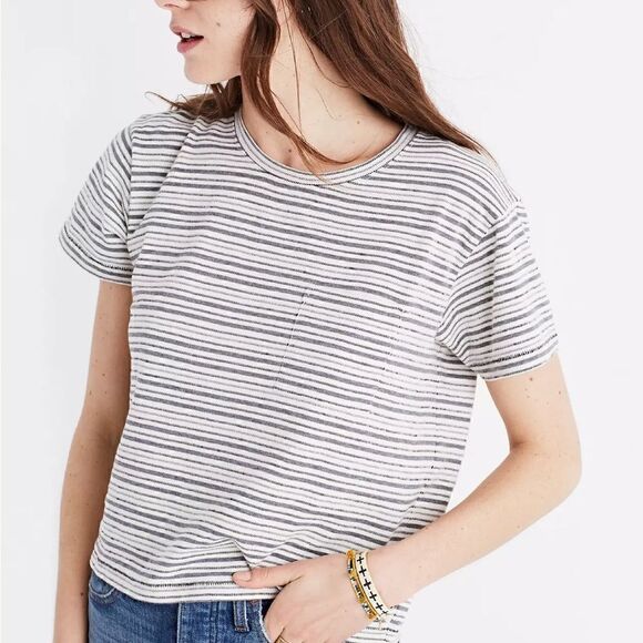 Madewell Striped T Shirt - Picture 2 of 3